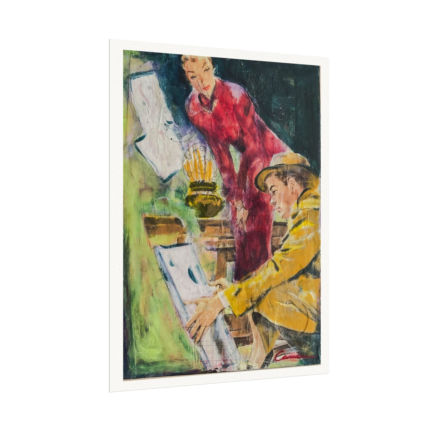 She had Exquisite Taste in Art, 2024 print