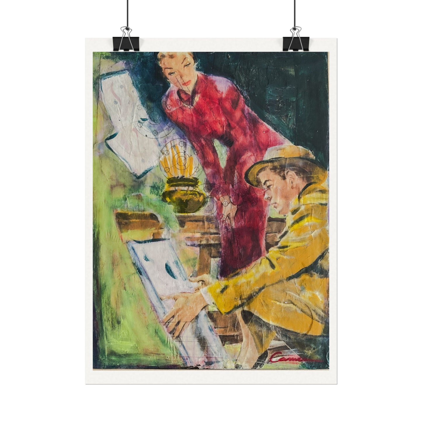 She had Exquisite Taste in Art, 2024 print