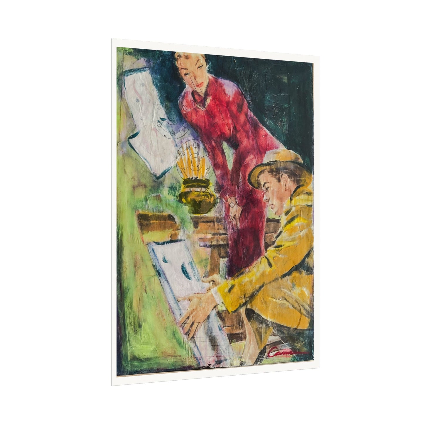 She had Exquisite Taste in Art, 2024 print