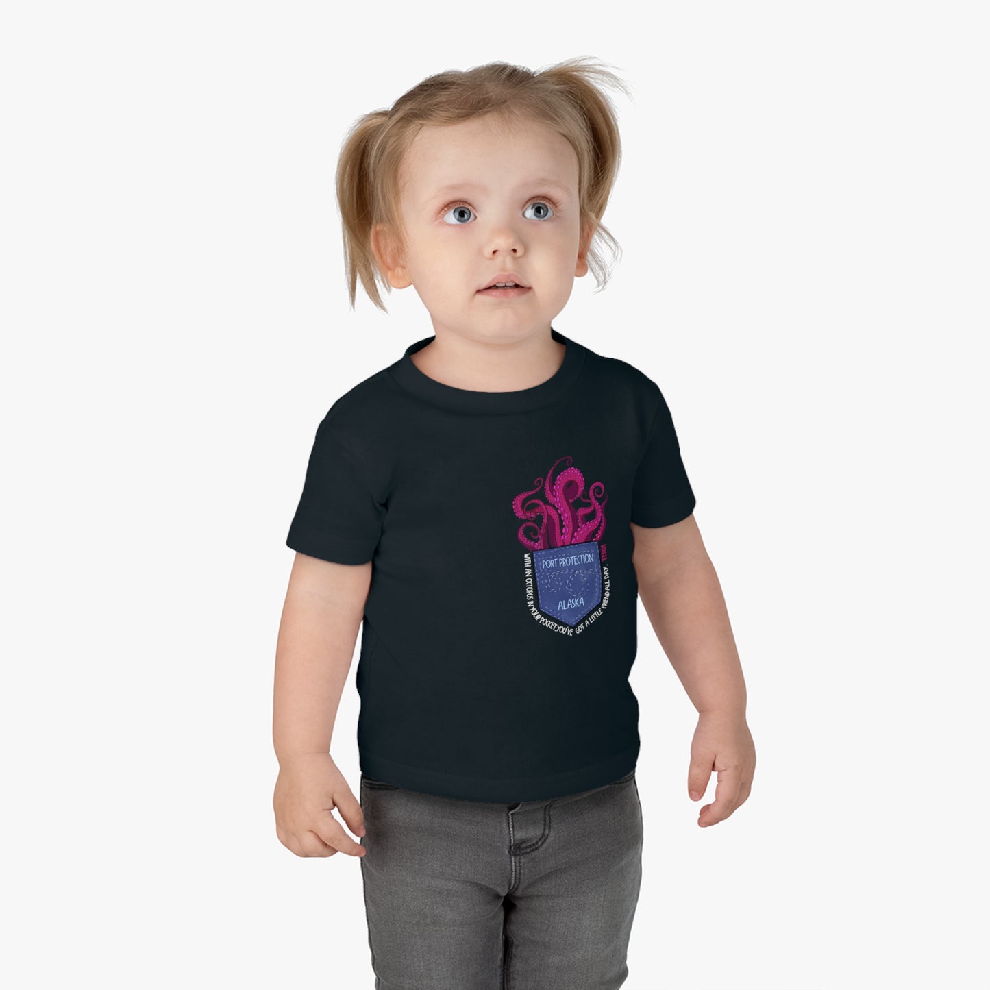 Octopocket Friend Toddler Tshirt - Terri Says Series