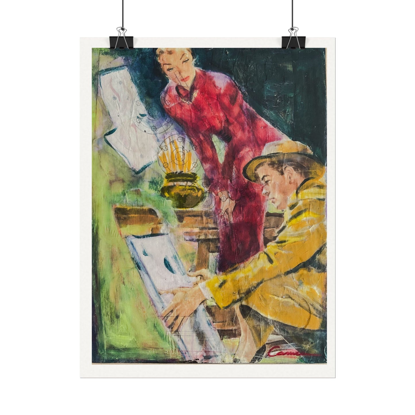 She had Exquisite Taste in Art, 2024 print