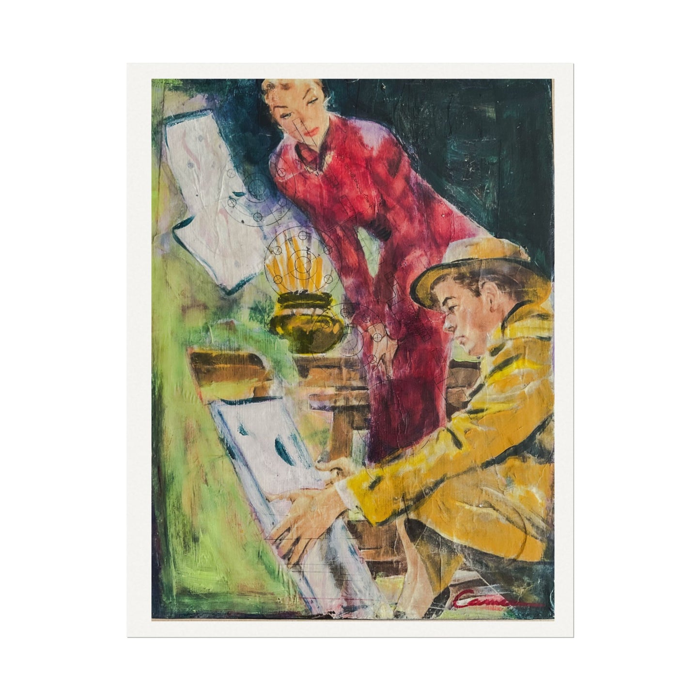 She had Exquisite Taste in Art, 2024 print