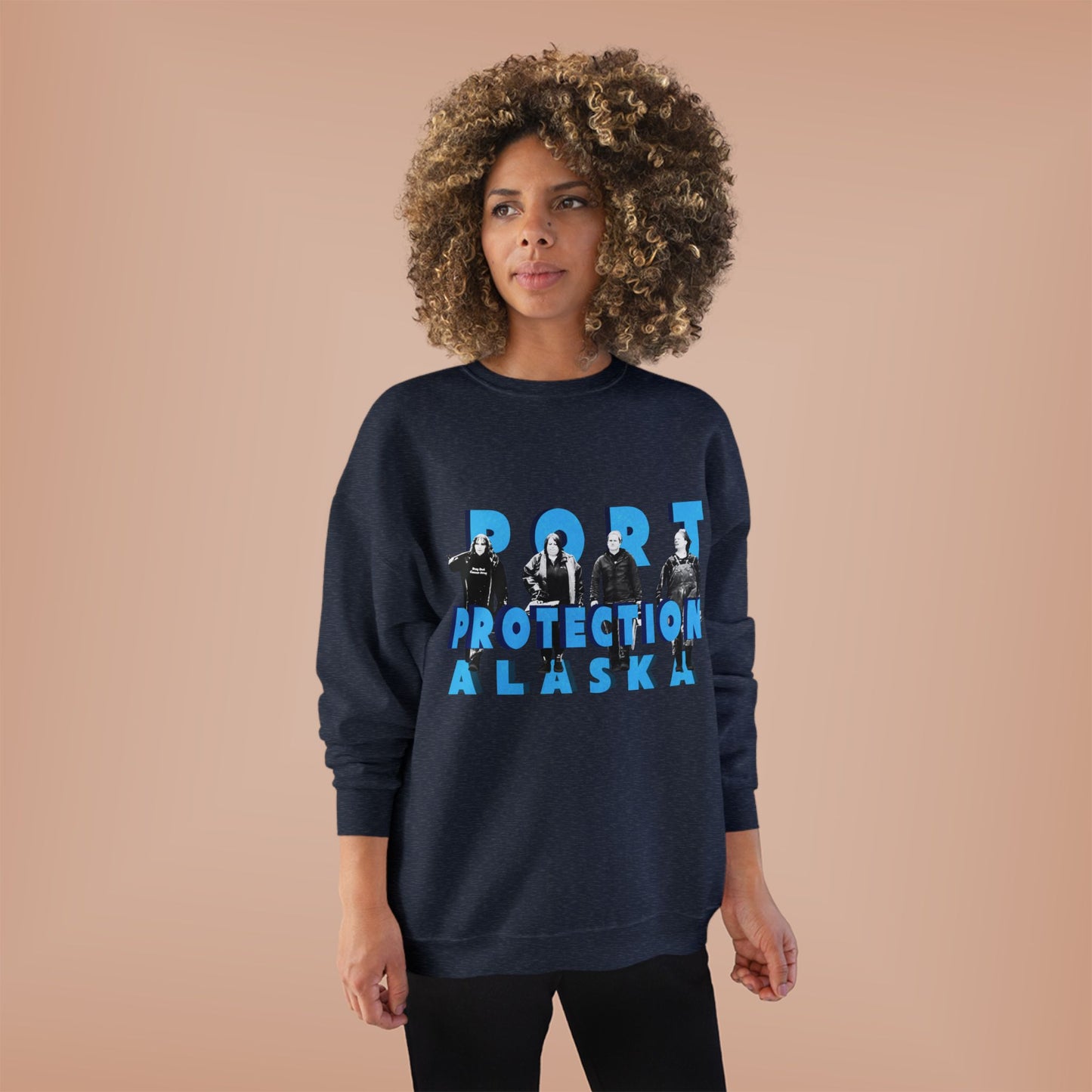 Crewneck Sweatshirt - Port Protection Badass Ladies Redesign