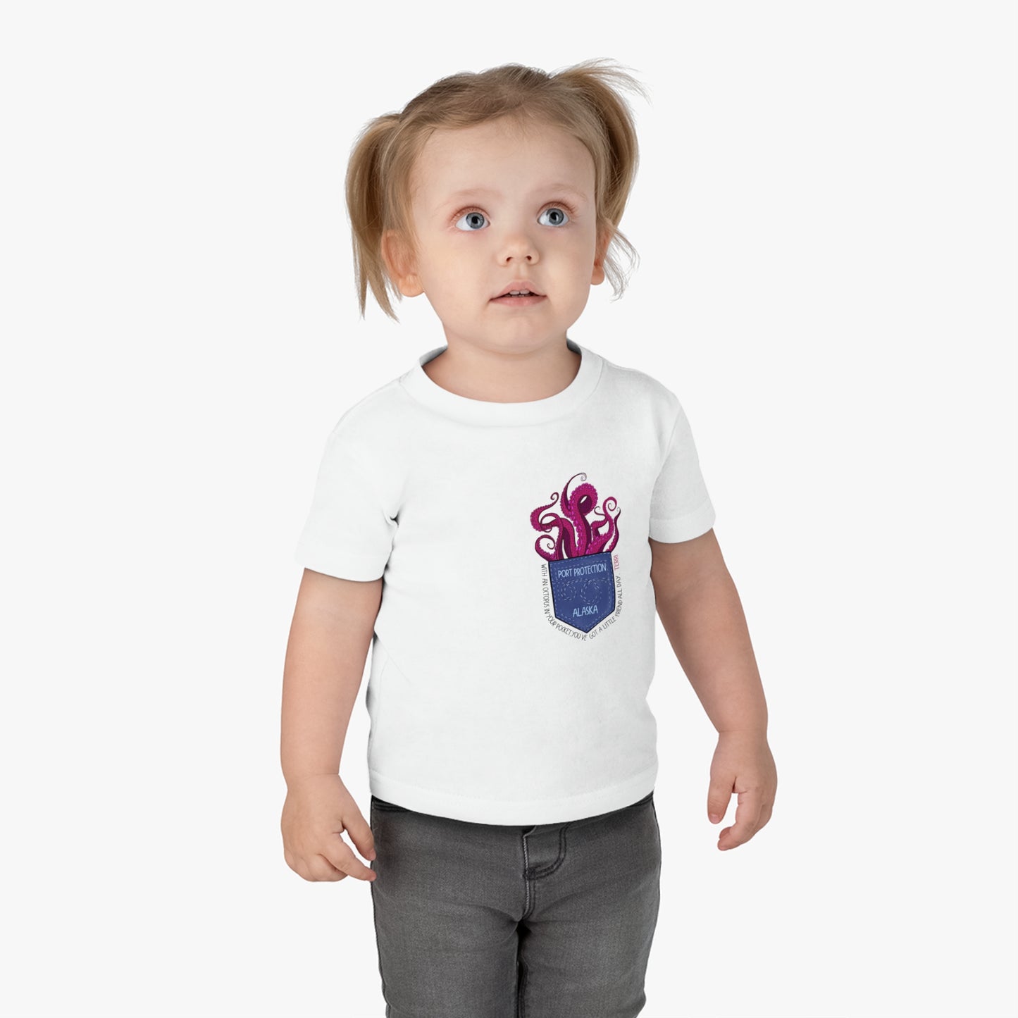 Octopocket Friend Toddler Tshirt - Terri Says Series