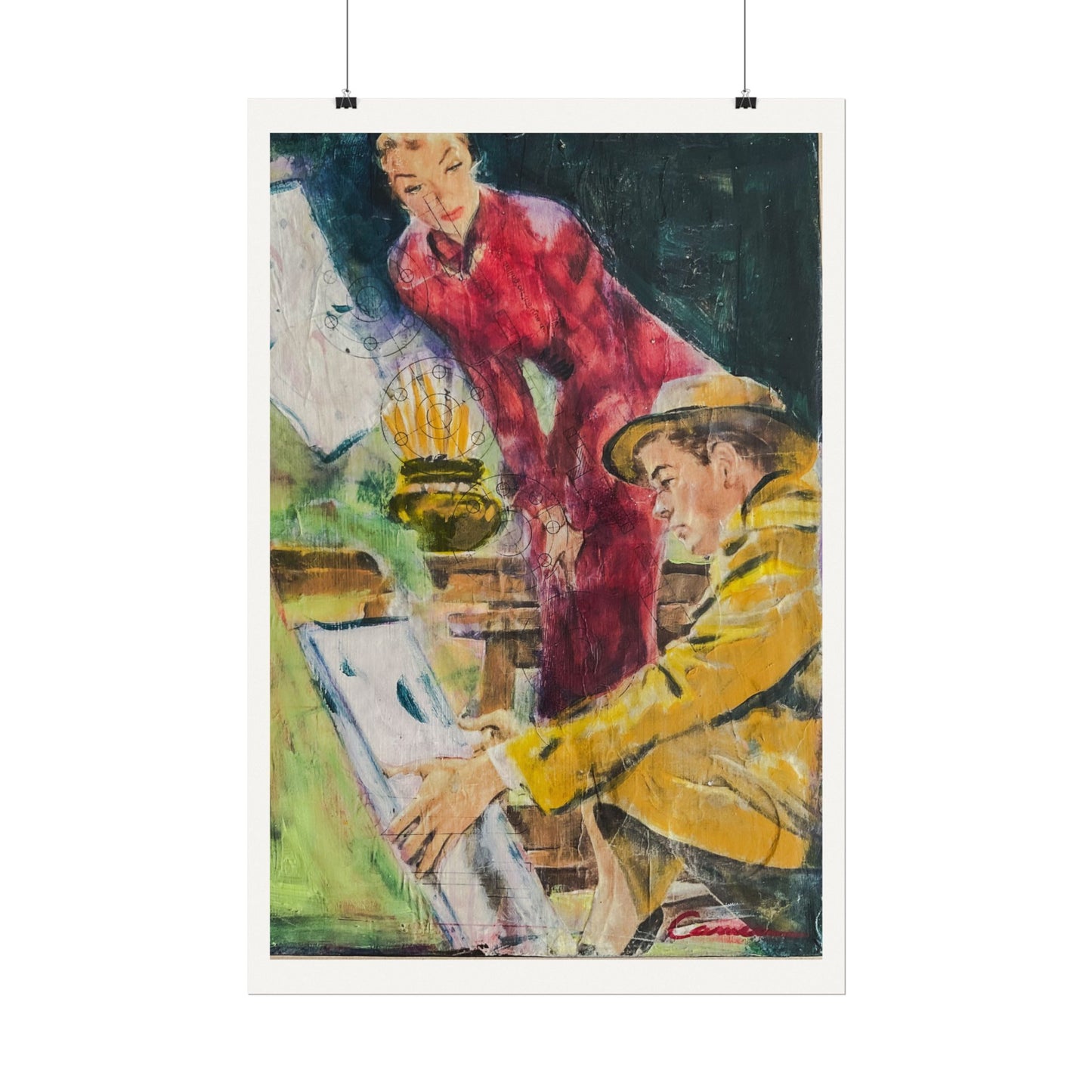 She had Exquisite Taste in Art, 2024 print