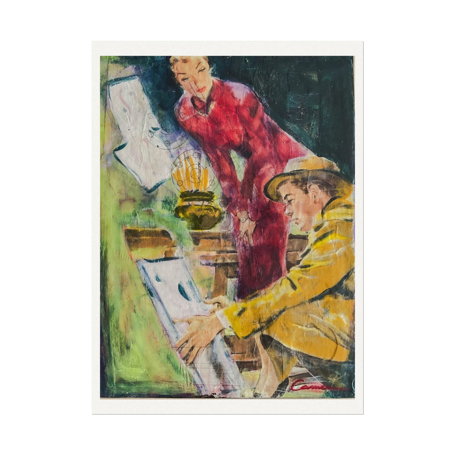 She had Exquisite Taste in Art, 2024 print
