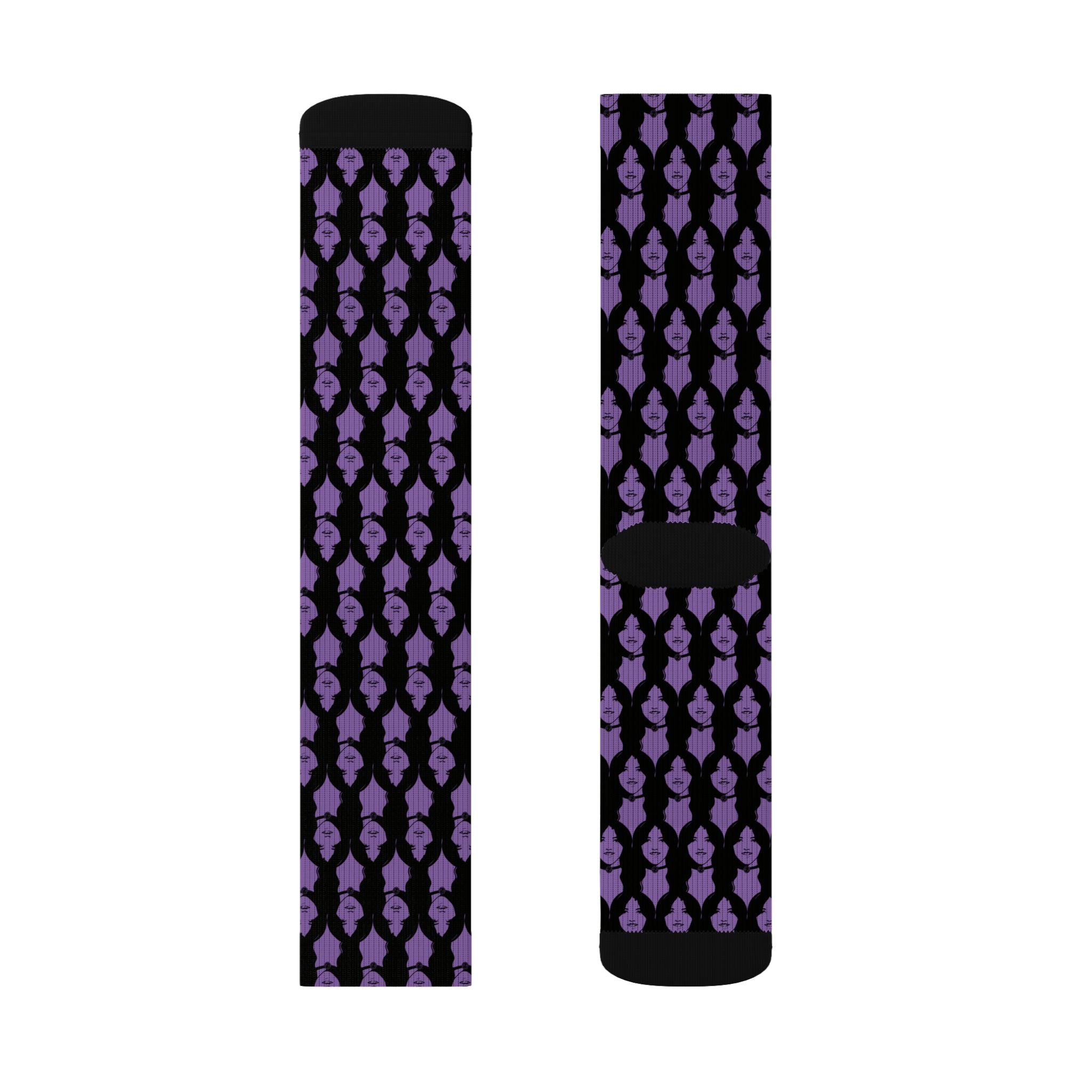 Terri Icon Purple Socks —Exit Through the Gift Shop, "I'm Terri's Daughter" Gallery Exhibit 2026