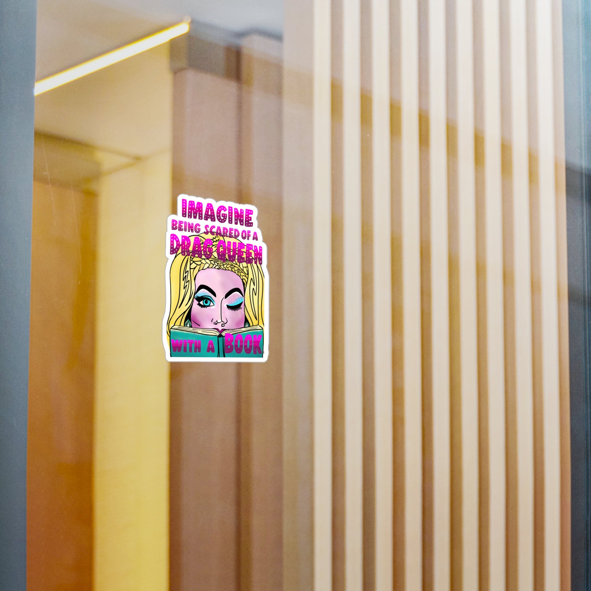 Drag Queen Storytime # Luna Kiss Cut Stickers