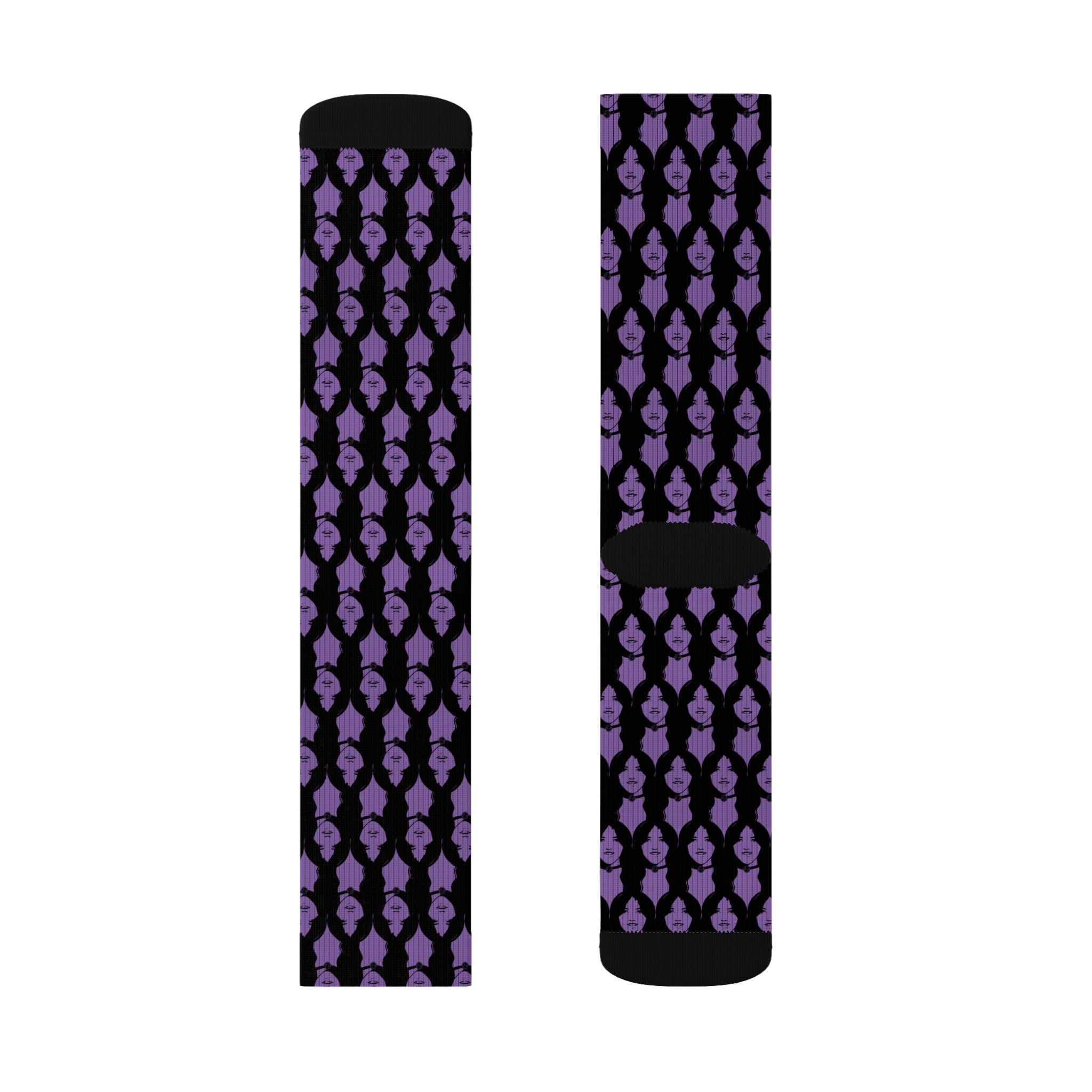 Terri Icon Purple Socks —Exit Through the Gift Shop, "I'm Terri's Daughter" Gallery Exhibit 2026