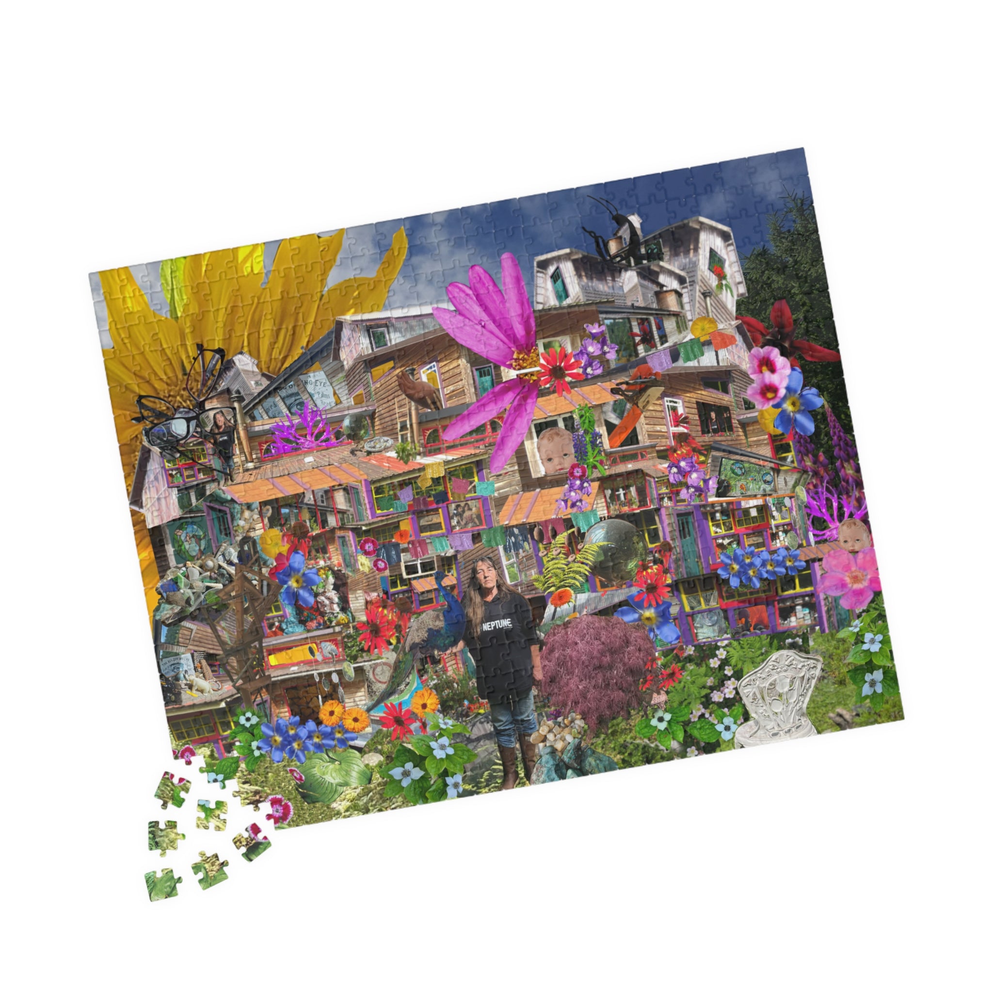 The House that Terri Built Collage Jigsaw (110–1014 pcs)