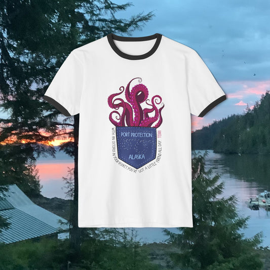 Ringer T-Shirt Octopus in my Pocket Funny TV Show Terri Says Design