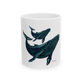 Humpback and Baby Ceramic Mug, (11oz, 15oz)