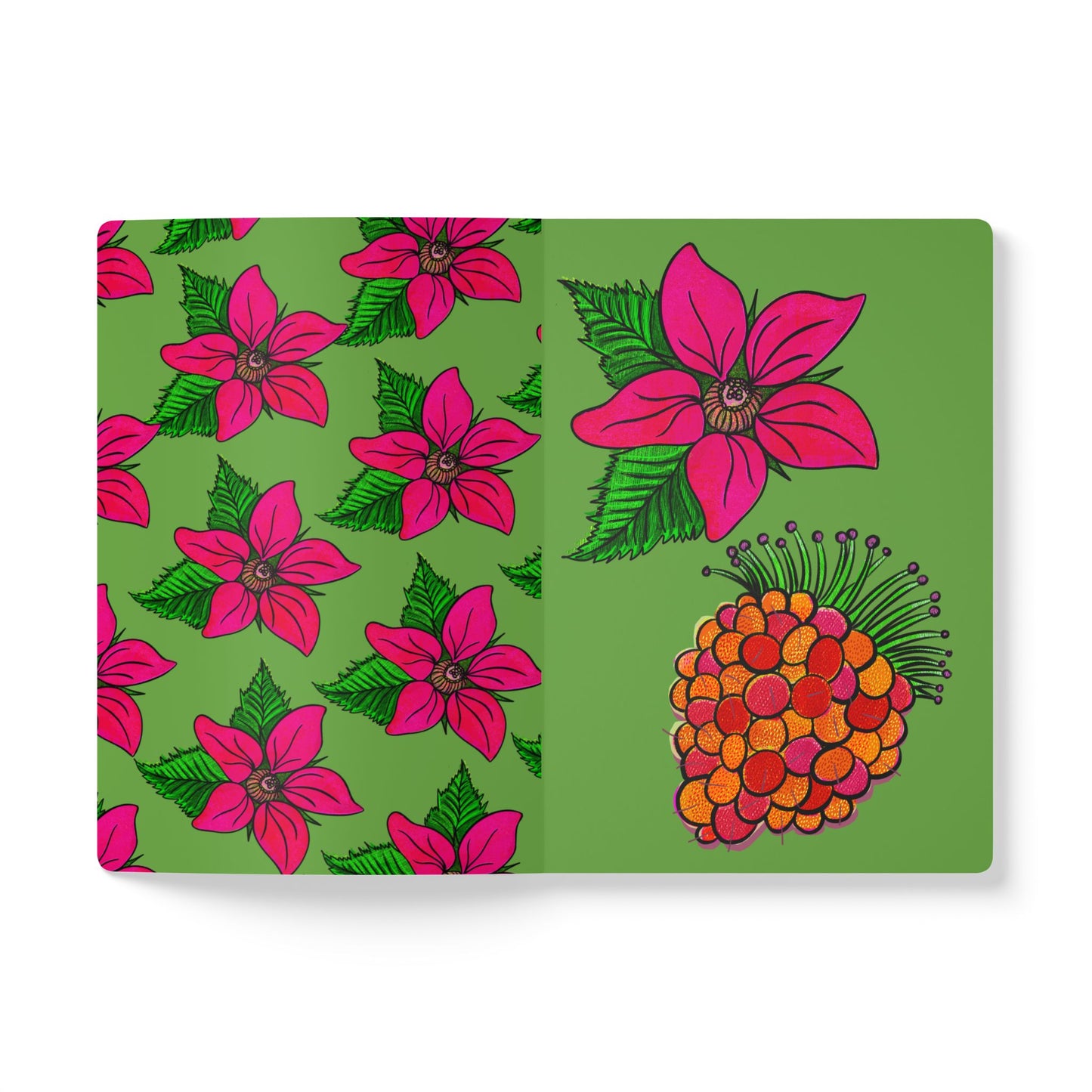 Salmon Berry Sketchbook