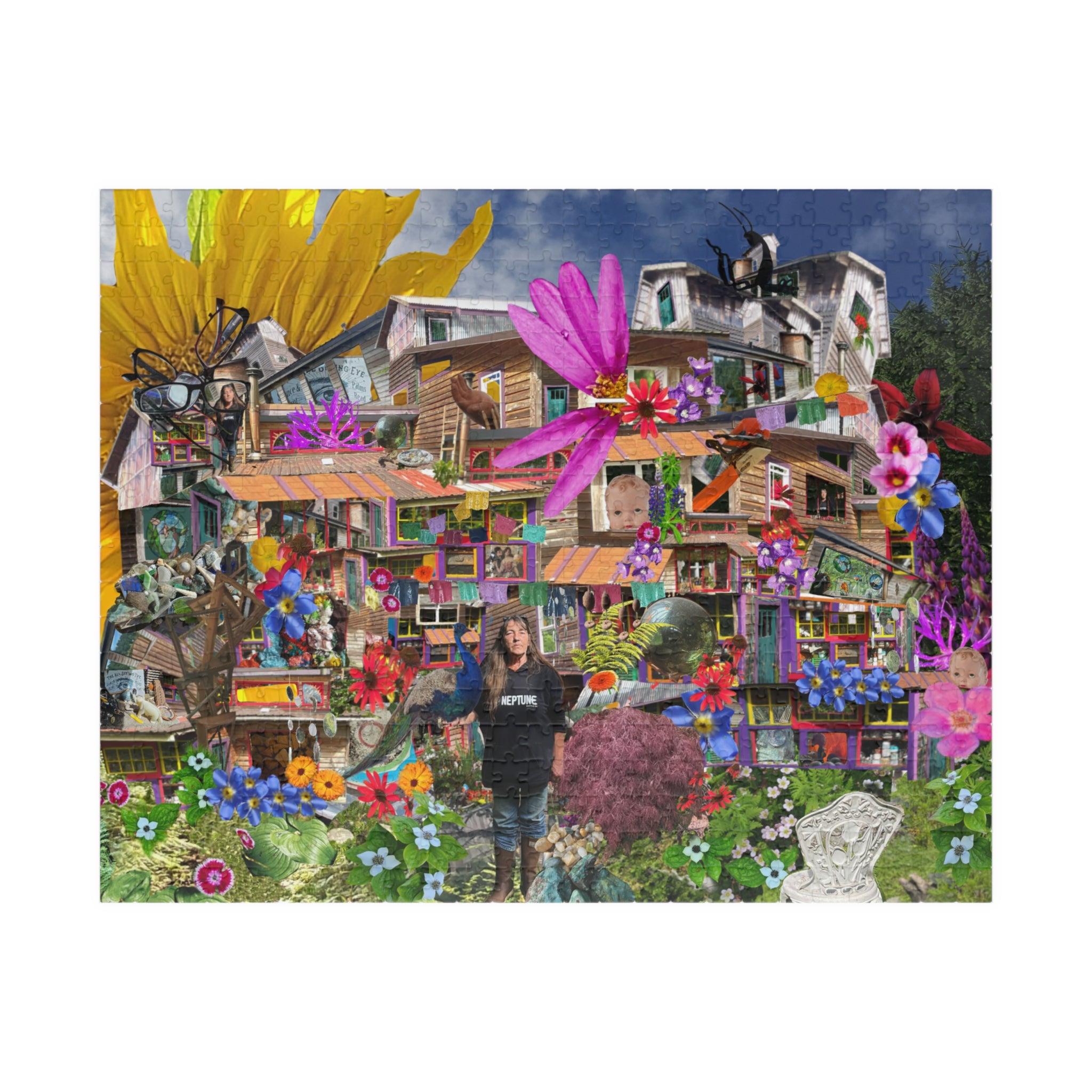 The House that Terri Built Collage Jigsaw (110–1014 pcs)