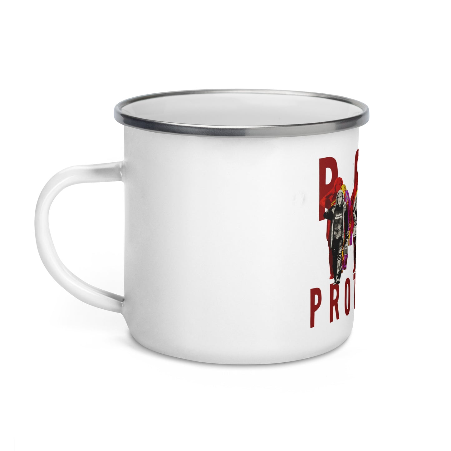 Port Protection B@d@ss ladies Enamel Mug