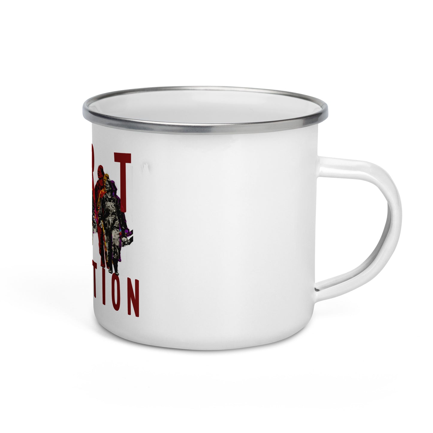 Port Protection B@d@ss ladies Enamel Mug