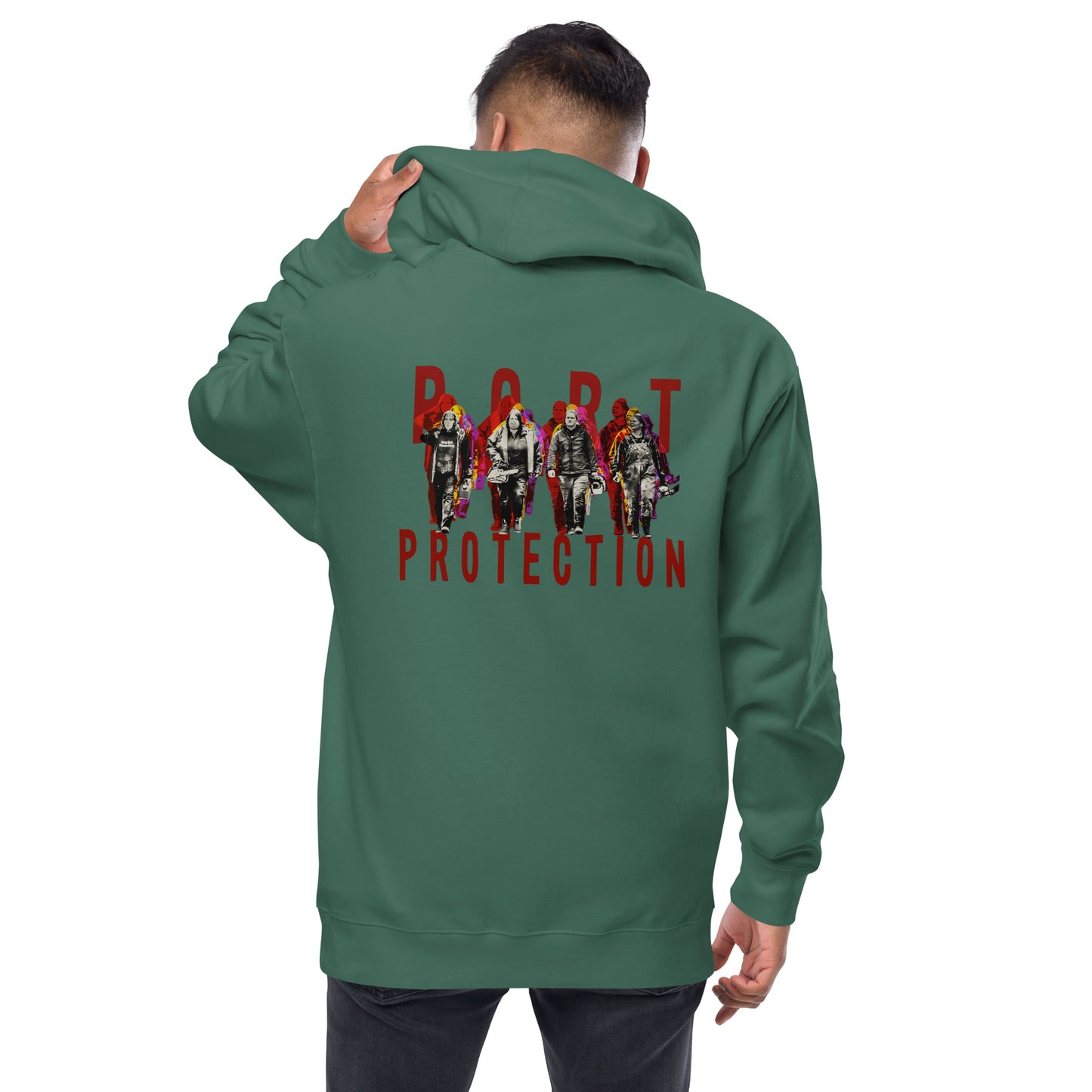 Port Protection Baddies Unisex fleece zip up hoodie