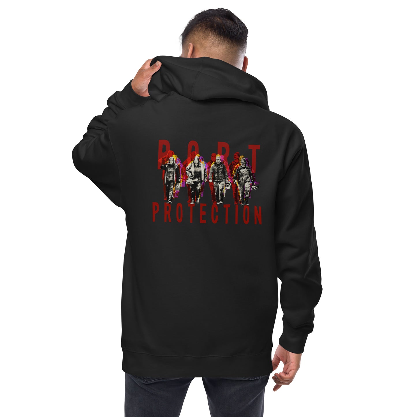 Port Protection Baddies Unisex fleece zip up hoodie