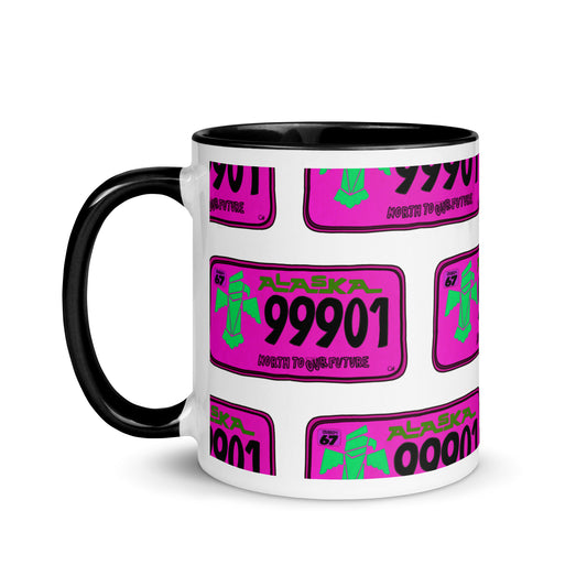 99901 License Mug with Color Inside