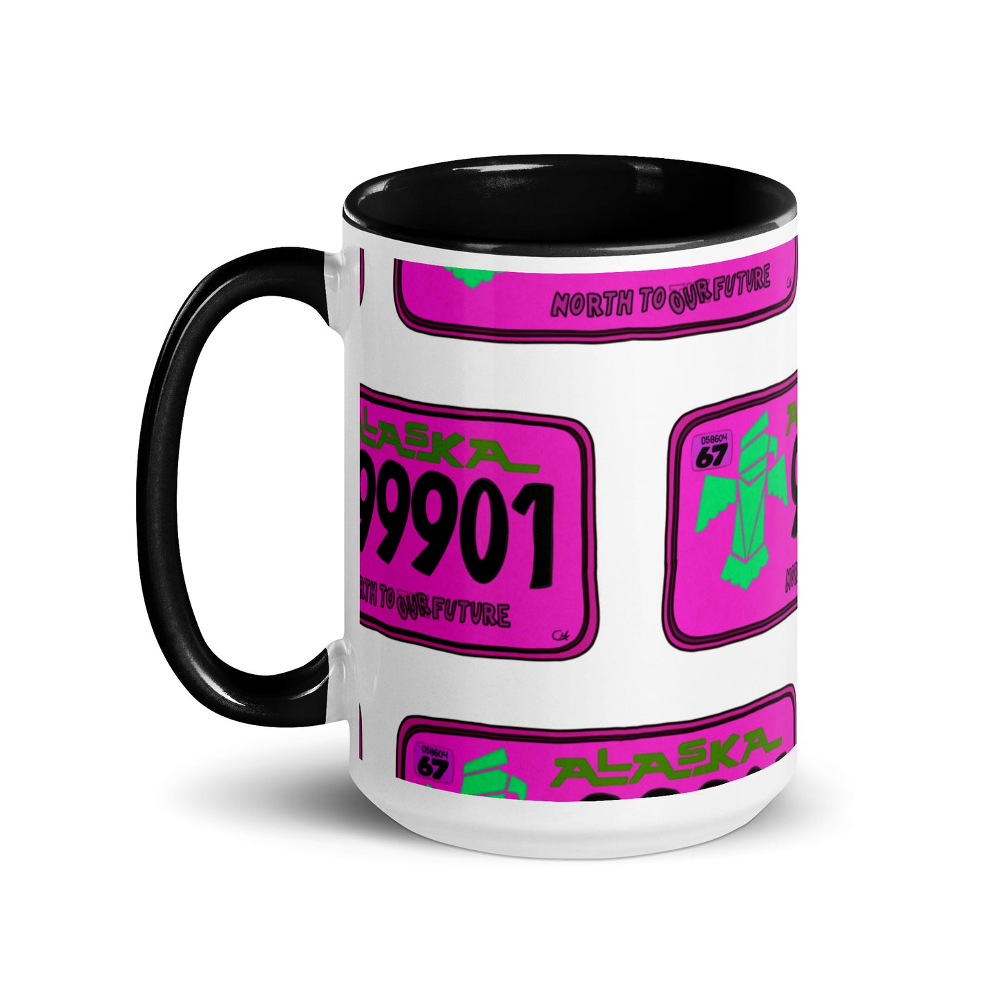 99901 License Mug with Color Inside