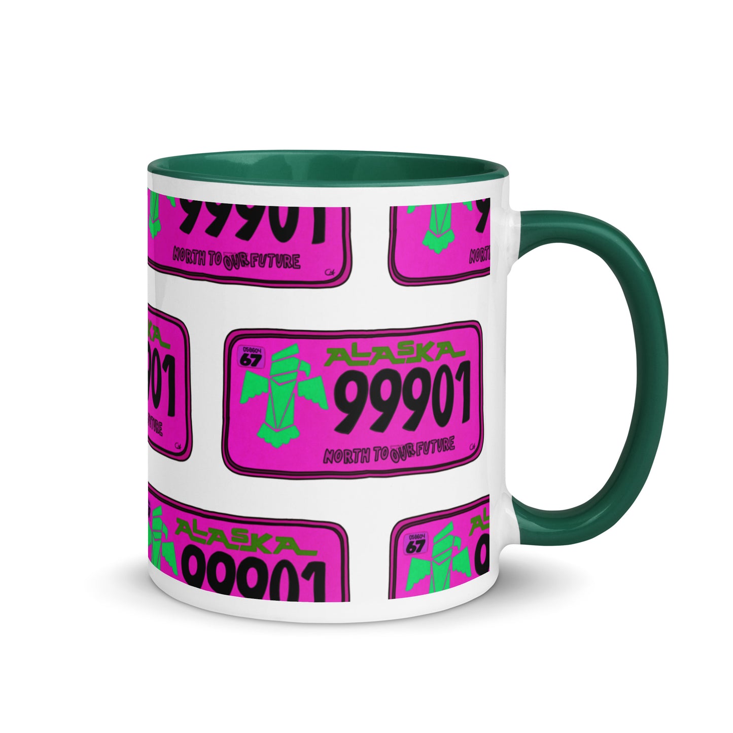 99901 License Mug with Color Inside