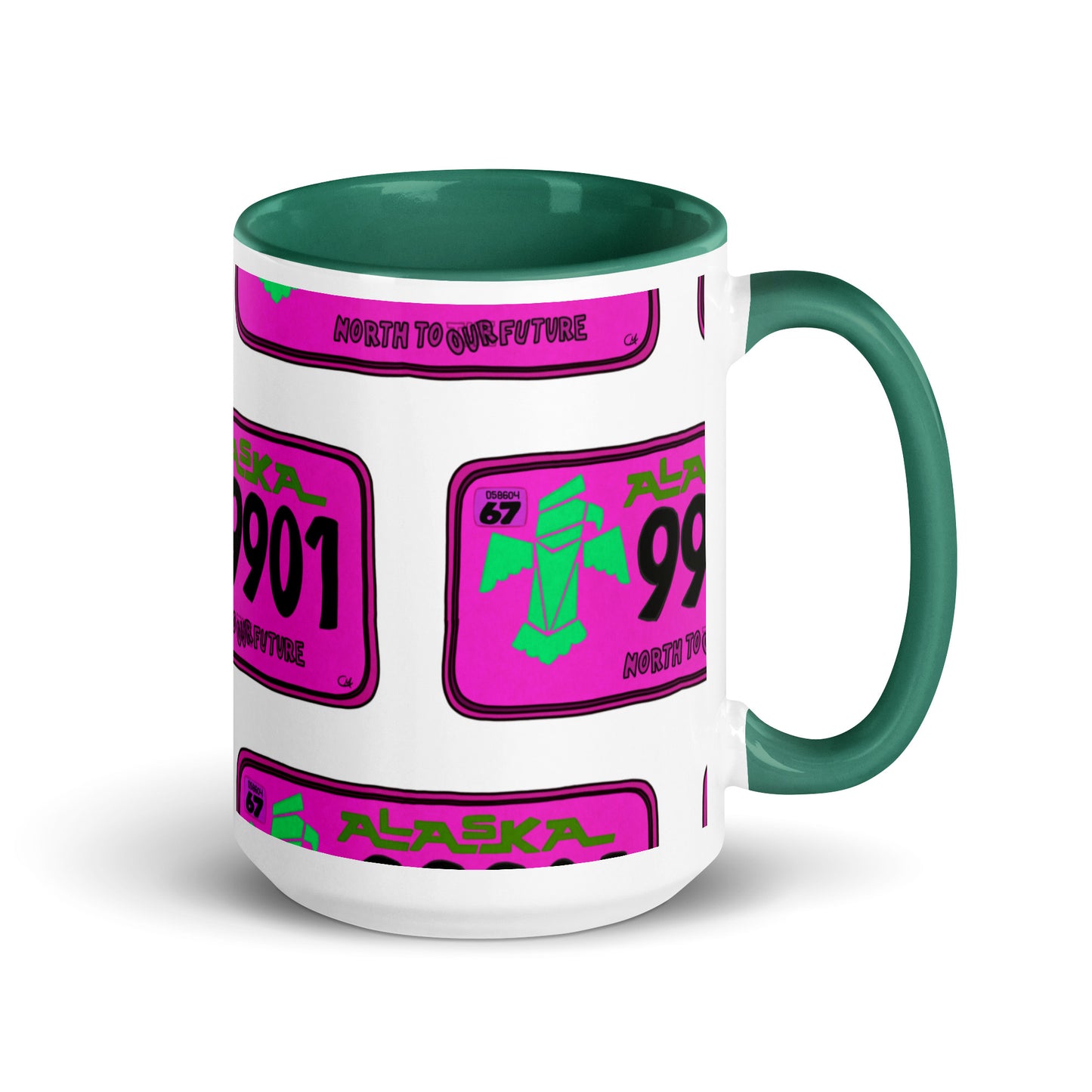 99901 License Mug with Color Inside