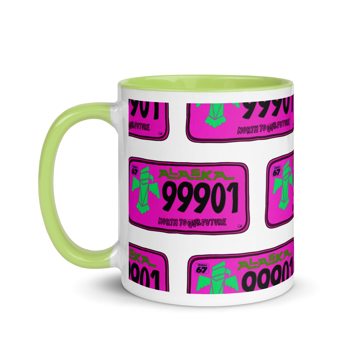 99901 License Mug with Color Inside