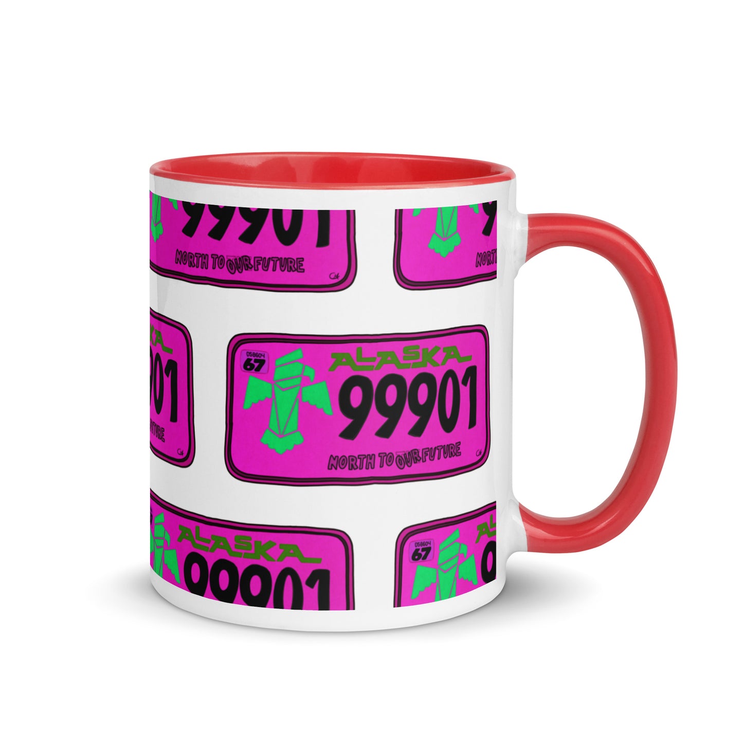 99901 License Mug with Color Inside