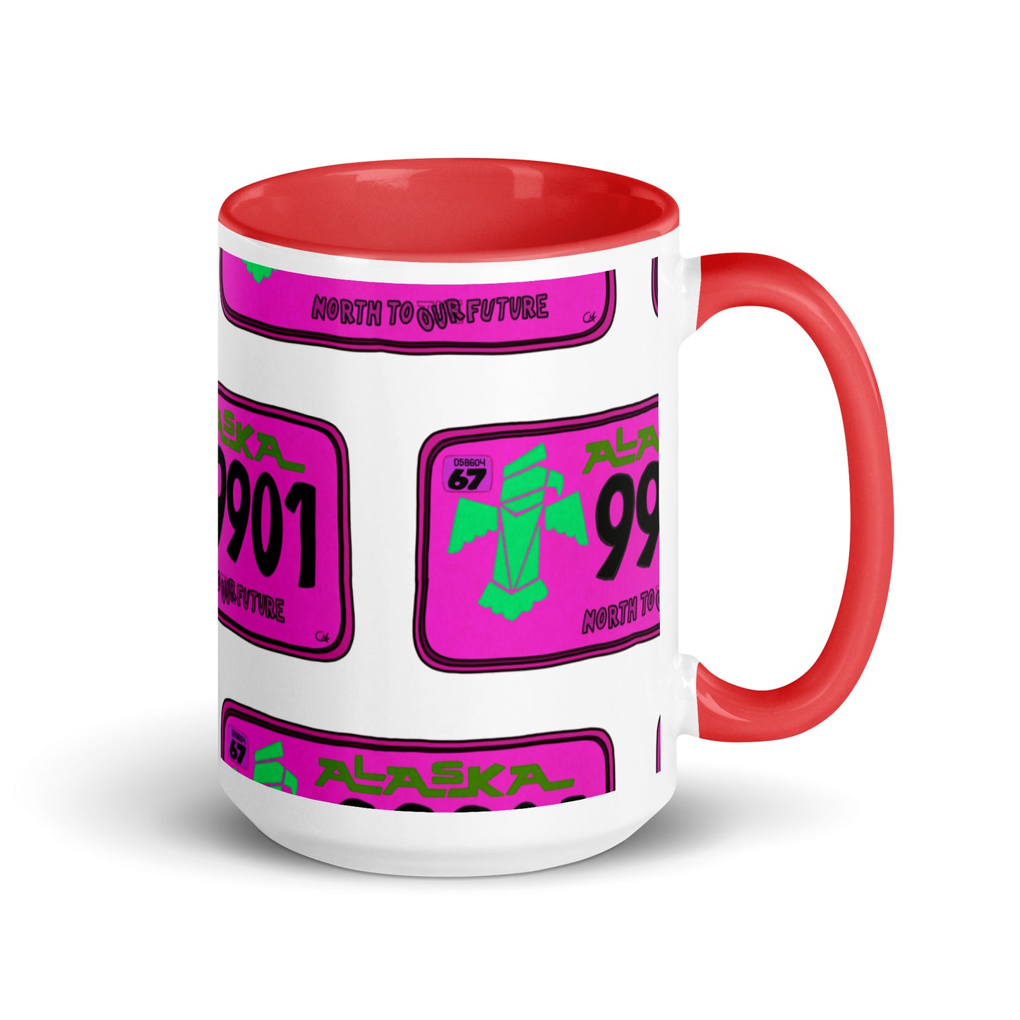 99901 License Mug with Color Inside