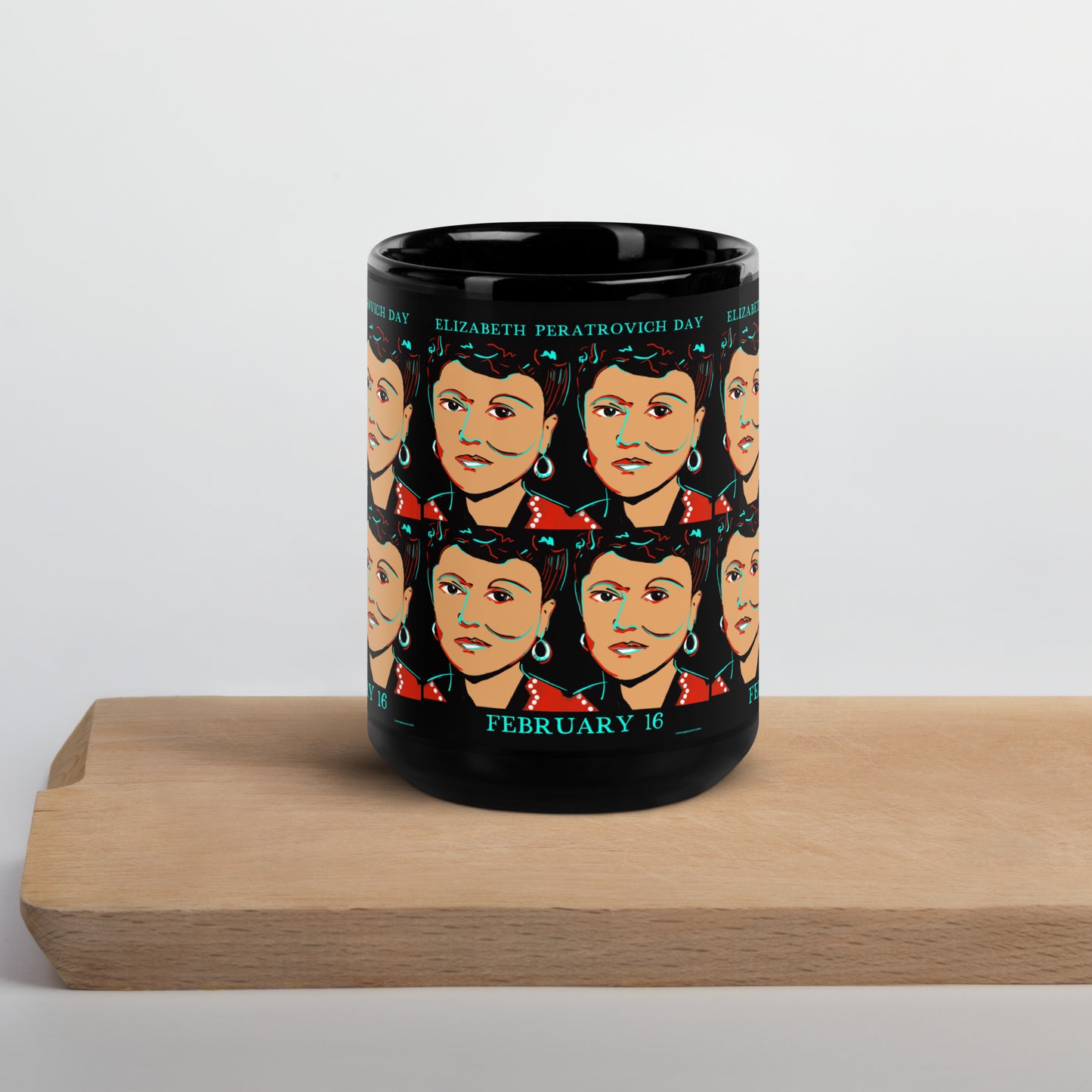 Elizabeth Peratrovich Day Black Glossy Mug