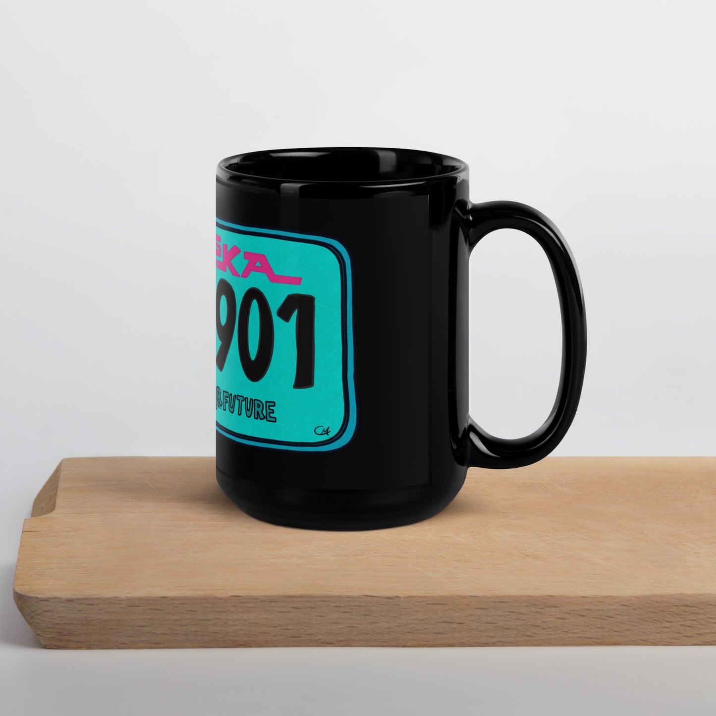 Ak retro license plate