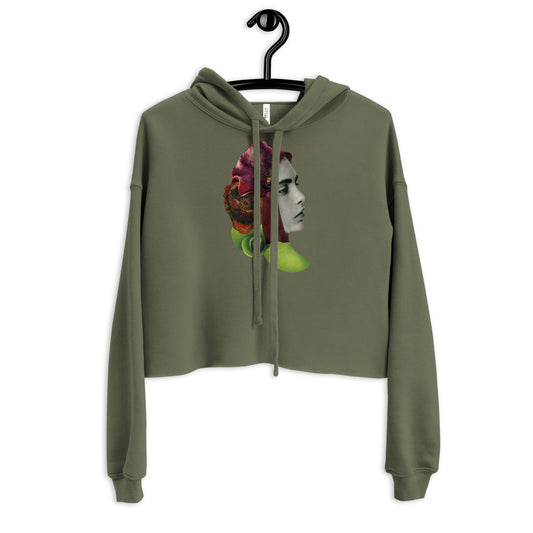 Second to last Benevolent Garden Queen” Crop Hoodie